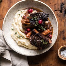 Red Wine Cranberry Braised Short Ribs.