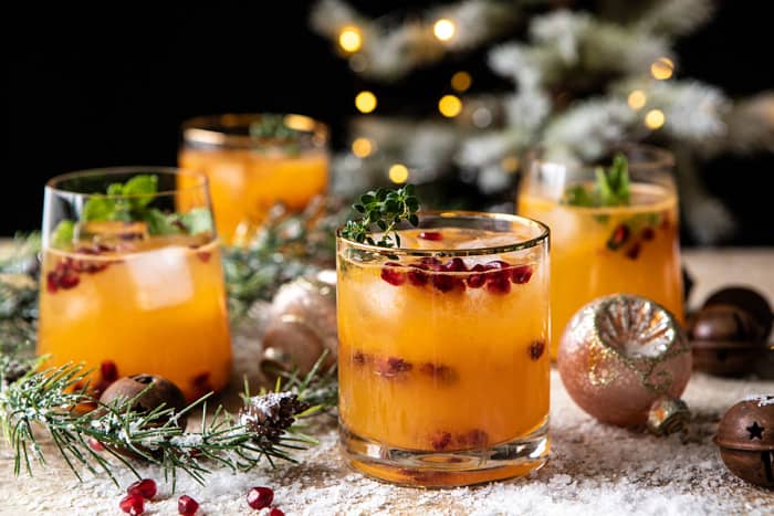 horizontal photo of Holy Jolly Christmas Citrus Cocktail