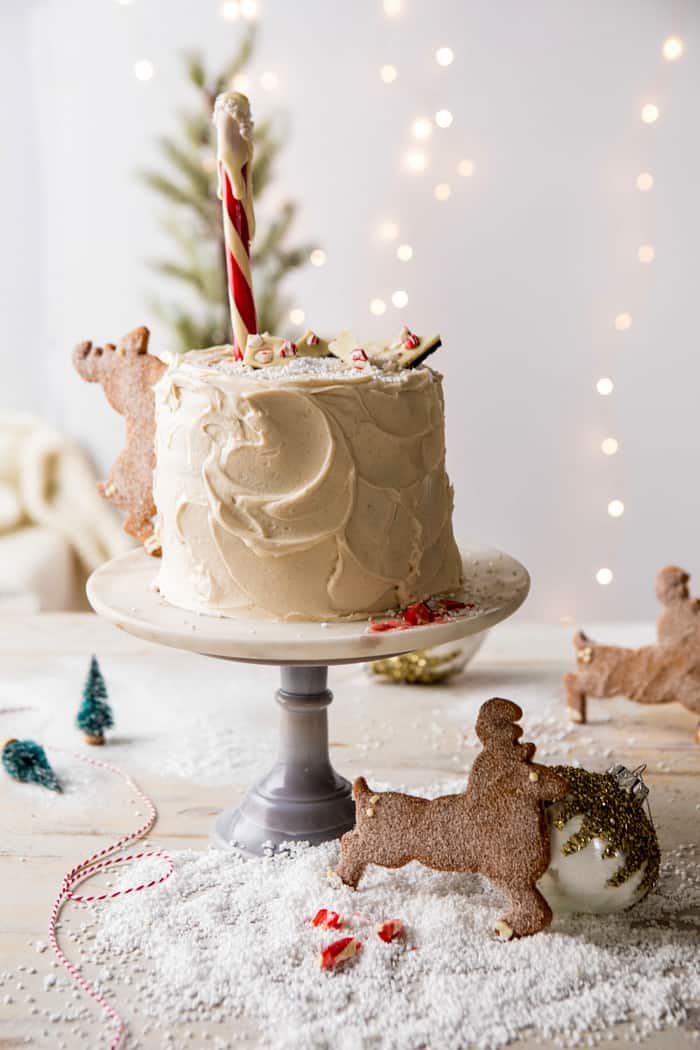 front on photo of North Pole Cake