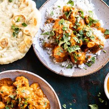 Indian Coconut Butter Cauliflower | halfbakedharvest.com #healthyrecipes #Indian #cauliflower #30minutes #easyrecipes