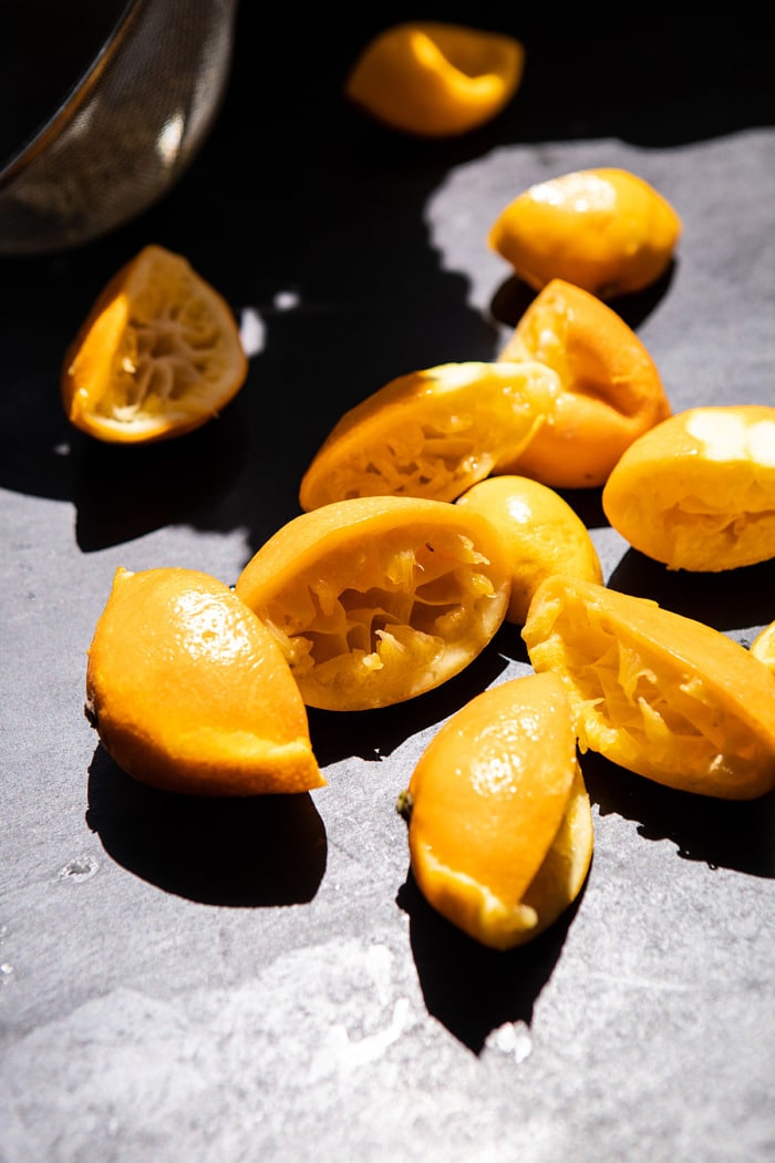 prep photo of lemons in the sun