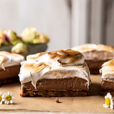 S'mores Chocolate Mousse Bars.