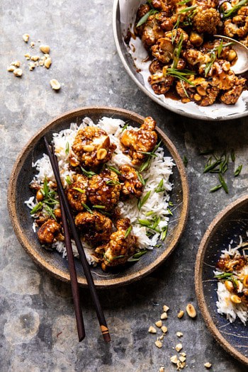 Better Than Takeout Kung Pao Cauliflower.