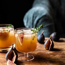 Fig Dark and Stormy | halfbakedharvest.con #fall #autumn #drinks #cocktails