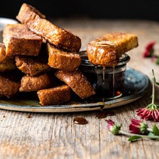 Cinnamon Sugar French Toast Sticks | halfbakedharvest.com @frenchtoast #easyrecipes #breakfast #cinnamonsugar
