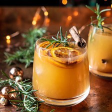Cinnamon Bourbon Old Fashioned | halfbakedharvest.com #bourbon #cocktail