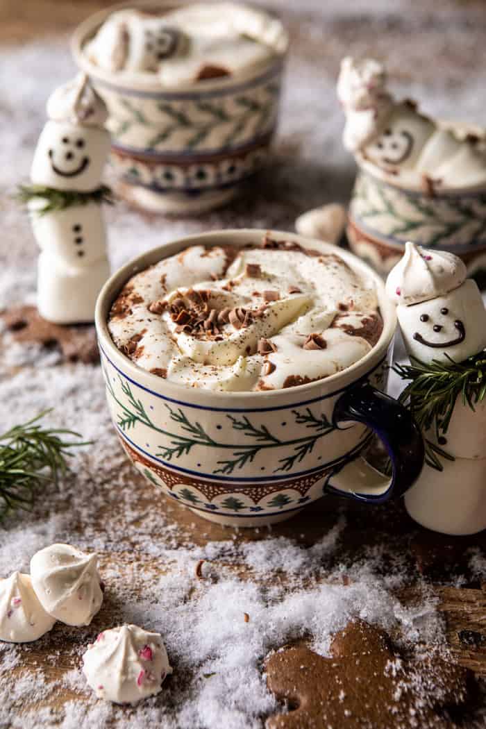 front on photo of Creamy Coconut Hot Chocolate 