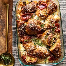 Ham and Cheese Croissant Bake.