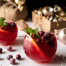 Jingle Bell Cranberry Paloma | halfbakedharvest.com #tequila #christmasdrinksaturday #holiday