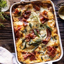 Roasted Butternut Squash and Spinach Lasagna | halfbakedharvest.com #lasagna #holiday #thanksgiving