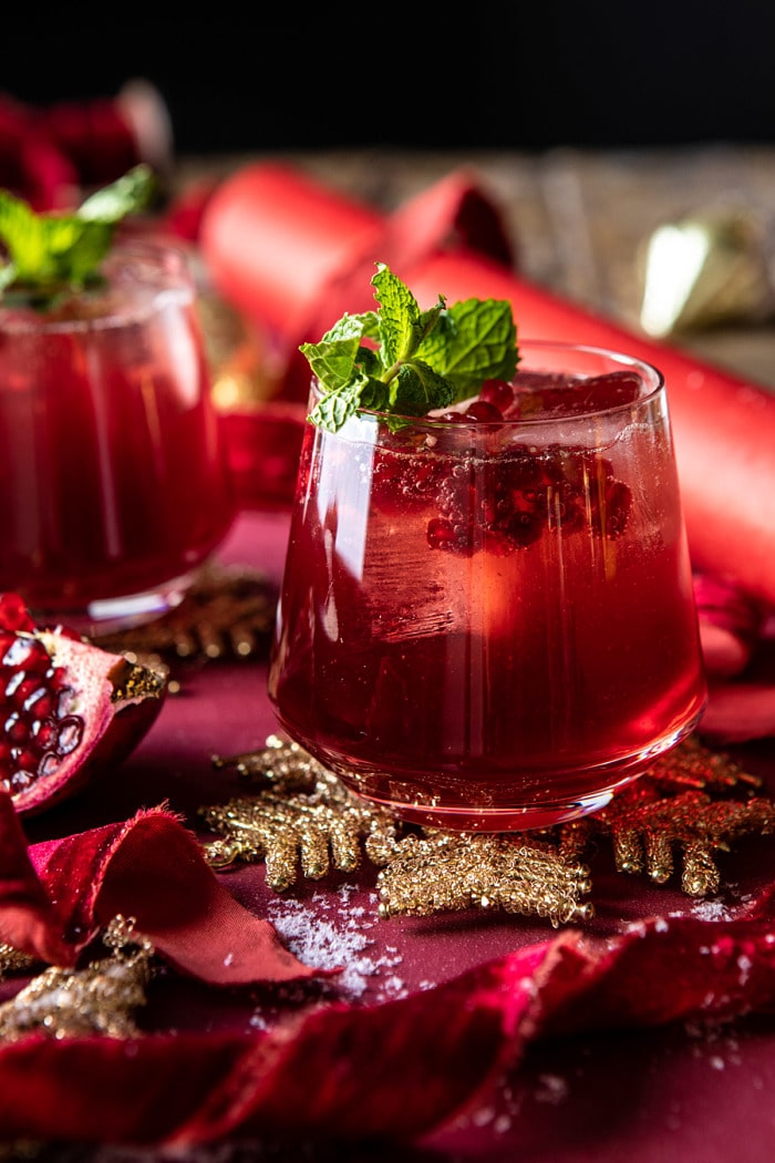 The Santa Clause Smash | halfbakedharvest.com #christmasdrink #bourbon #cocktail