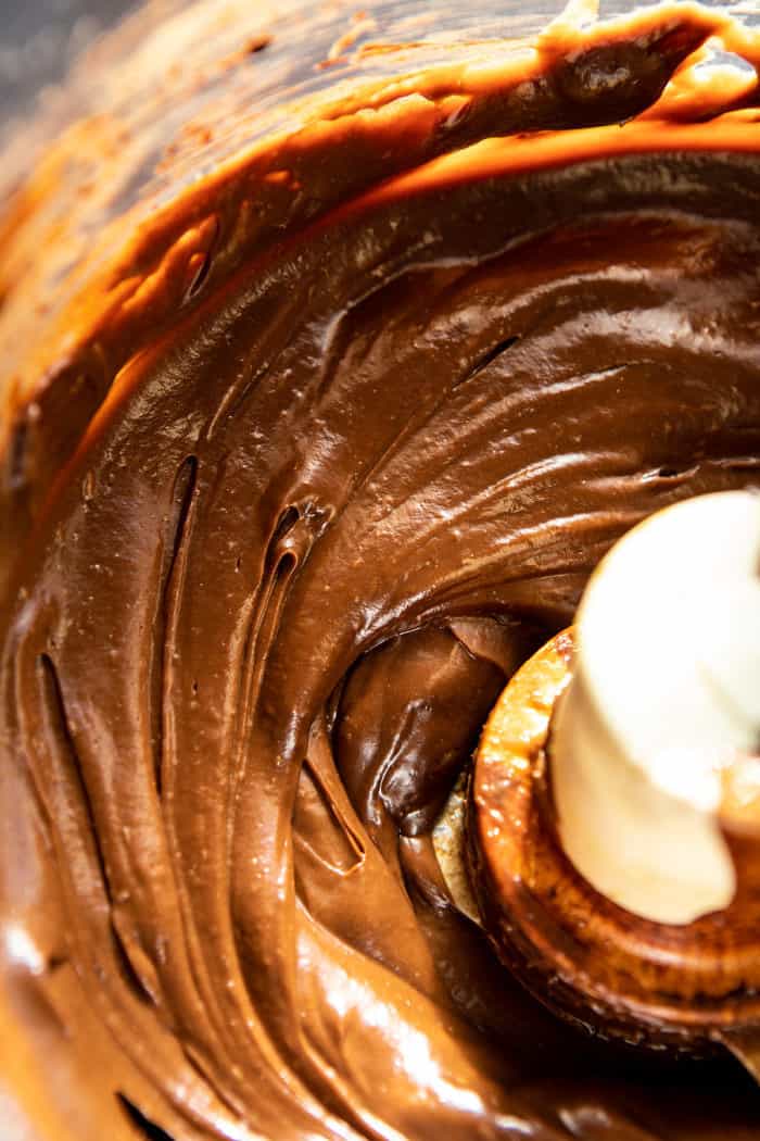 Fudgy Avocado Brownies with Chocolate Fudge Frosting | halfbakedharvest.com #brownies #healthy