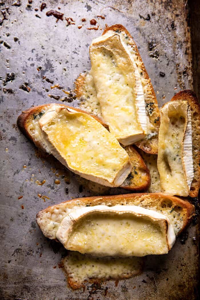 Melted Brie Crostini