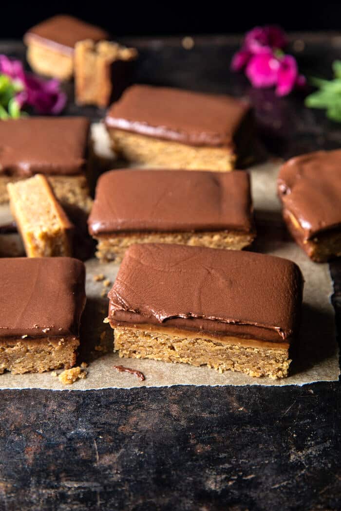 Lunchroom Chocolate Peanut Butter Bars | halfbakedharvest.com