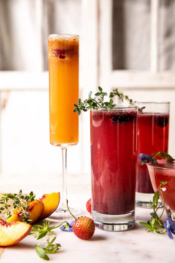 Summer Bellinis 3 Ways | halfbakedharvest.com Summer Bellinis 3 Ways | halfbakedharvest.com