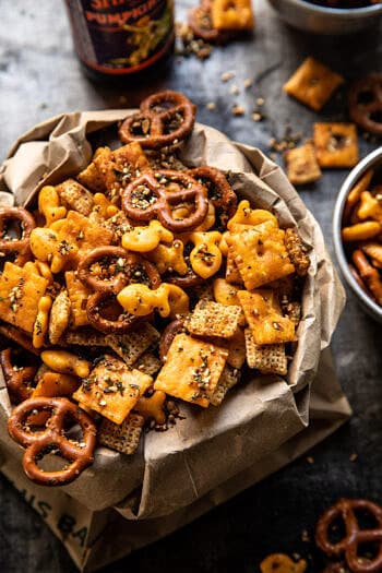 Everything Ranch Cheese and Pretzel Snack Mix.