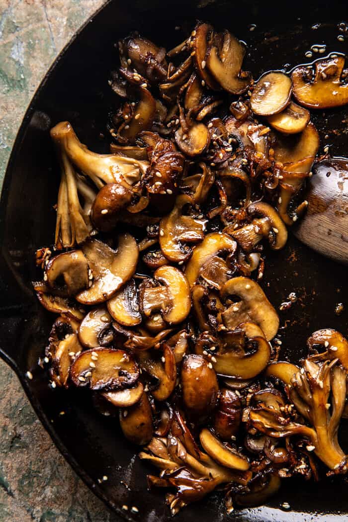 prep photo of Caramelized Mushrooms