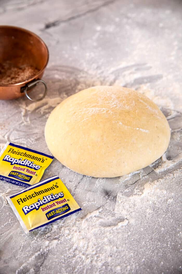 prep photo of dough on counter