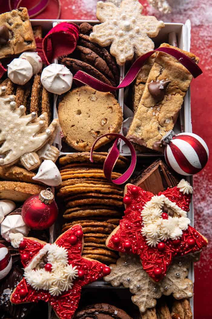overhead close up photo of 2020 Holiday Cookie Box