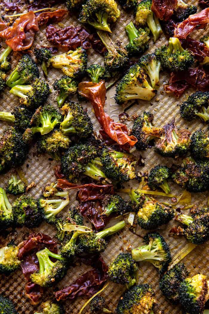 prep photo of Roasted Broccoli and Prosciutto 