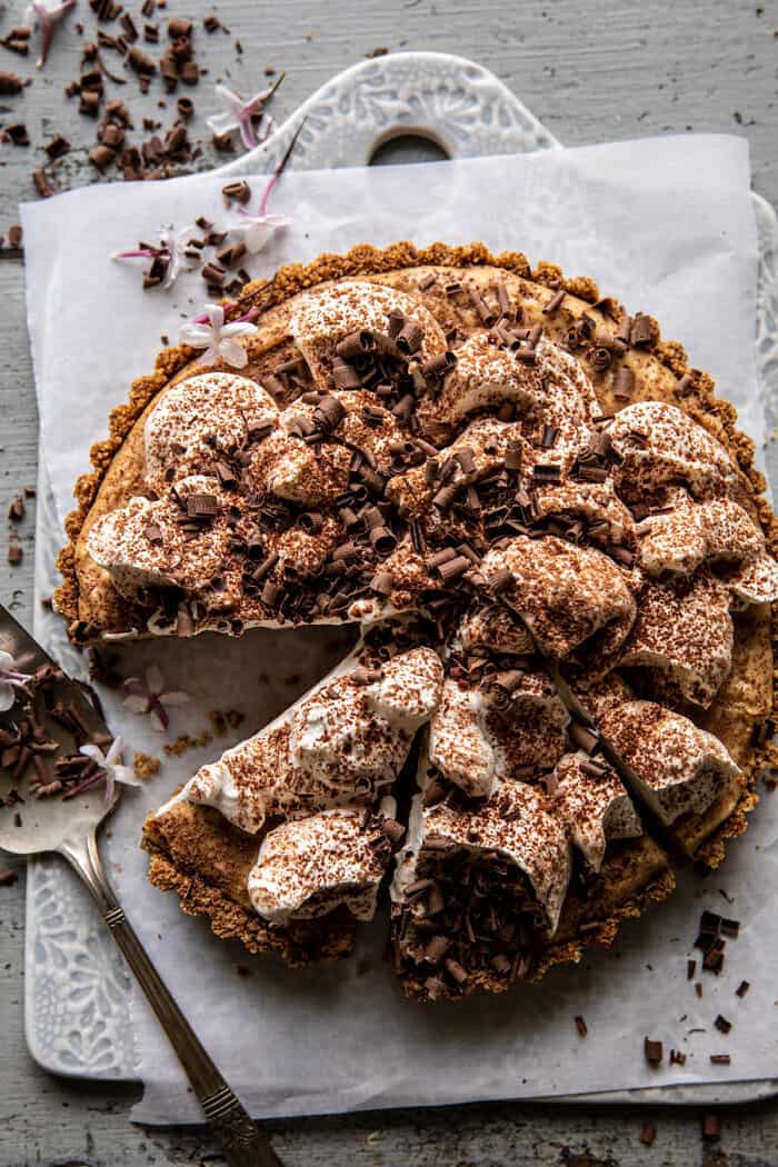 Vintage Chocolate Peanut Butter Pie | halfbakedharvest.com
