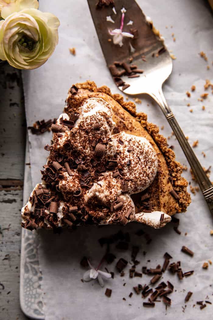 Vintage Chocolate Peanut Butter Pie | halfbakedharvest.com