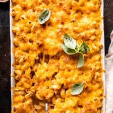 Easy Southern Style Baked Mac and Cheese | halfbakedharvest.com