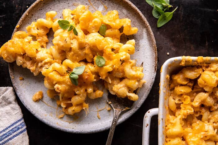 Easy Southern Style Baked Mac and Cheese | halfbakedharvest.com