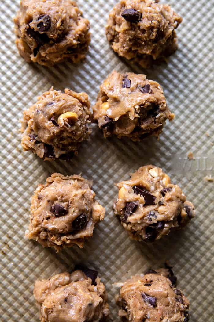 prep photo of cookie dough balls